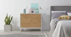 Cómoda Mera – Roble y Gris