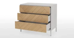 Cómoda Mera – Roble y Gris