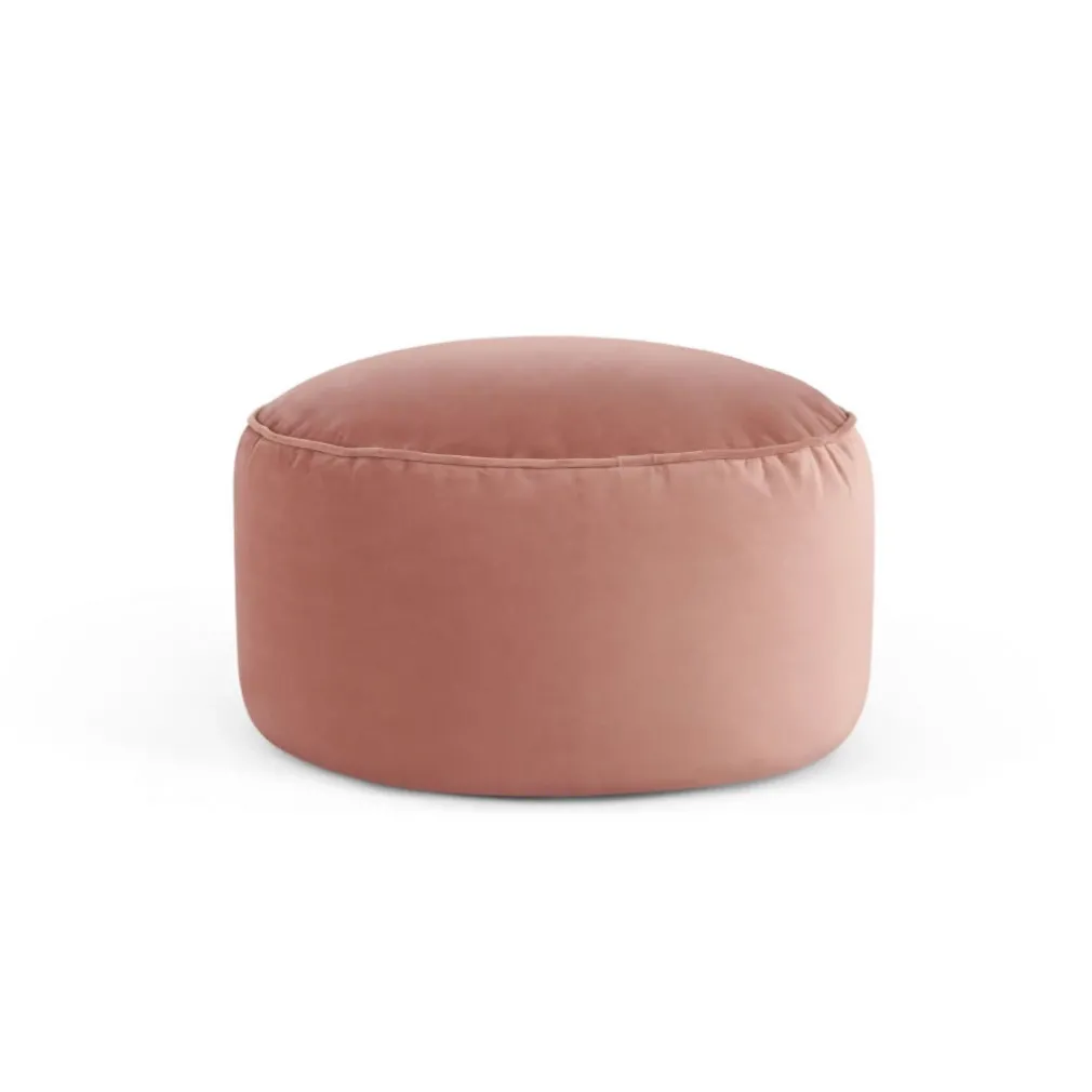 Cojín de Suelo de Terciopelo Lux – Rosa Palo