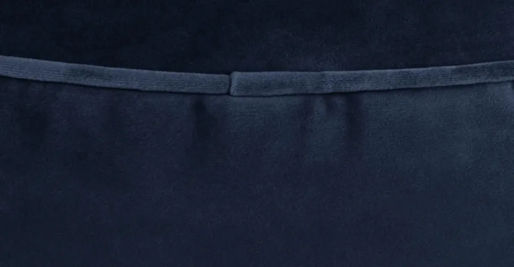Cojín de Suelo de Terciopelo Lux – Azul Real