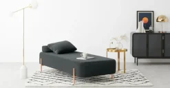 Diván Asare – Gris Medianoche y Cobre