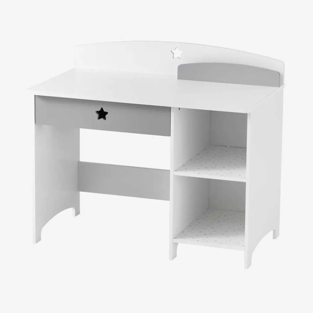 Escritorio Bellamy School – Blanco y Gris