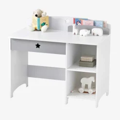 Escritorio Bellamy School – Blanco y Gris