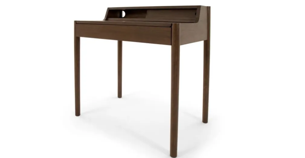 Escritorio Compacto Leonie – Nogal