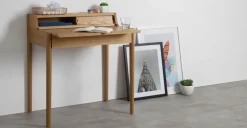 Escritorio Compacto Leonie – Roble
