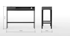 Escritorio Compacto Marcell – Gris