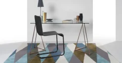 Escritorio Patrizia -Vidrio Transparente