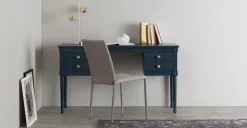 Escritorio Vintage Bourbon – Azul oscuro