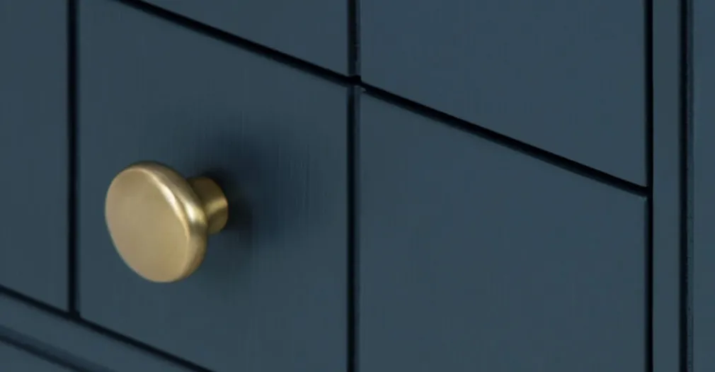 Escritorio Vintage Bourbon – Azul oscuro