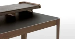 Escritorio Zeke – Nogal y negro