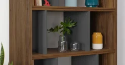 Estantería Kya – Nogal y gris