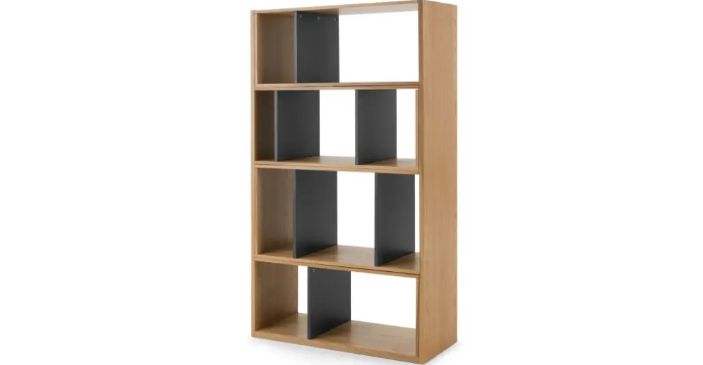 Estantería Kya – Roble y gris