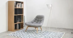 Estantería Kya – Roble y gris