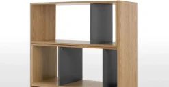 Estantería Kya – Roble y gris