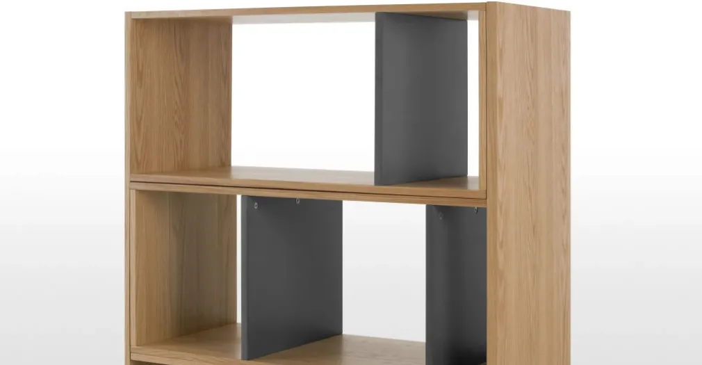 Estantería Kya – Roble y gris