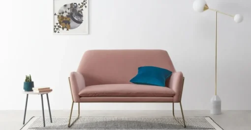 Frame Loveseat – Rosa