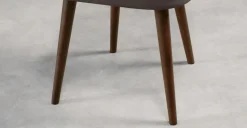 Juego de 2 sillas carver de comedor Lule – Terciopelo gris claro y gris oscuro