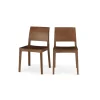 Juego de 2 sillas de comedor Keaton – Nogal