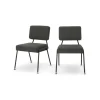 Juego de 2 sillas de comedor Knox – Gris