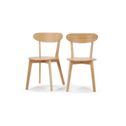 Juego de 2 sillas de comedor Fjord – Roble