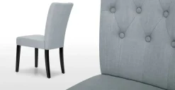 Juego de 2 sillas de comedor Flynn – Gris persa