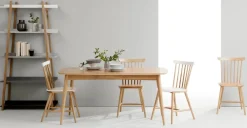 Juego de 2 sillas de comedor Deauville – Roble