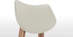 Juego de 2 sillas de comedor Jacob – Alabastro y fresno