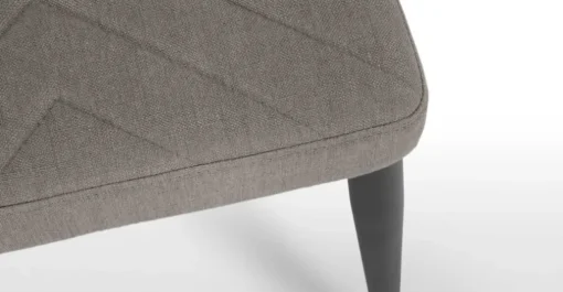 Juego de 2 sillas de comedor Lex – Gris grafito