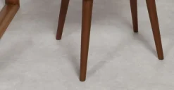 Juego de 2 sillas de comedor Lule – Terciopelo azul real y nogal ⚡