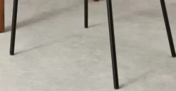 Juego de 2 sillas de comedor Safia – Terciopelo azul espuma de mar