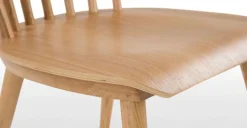 Juego de 2 sillas de comedor Deauville – Roble