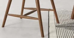 Juego de 2 sillas de comedor Deauville – Roble oscuro