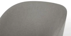 Juego de 2 sillas de comedor Stig – Gris manhattan y negro