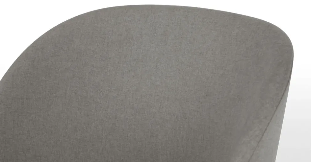 Juego de 2 sillas de comedor Stig – Gris manhattan y roble