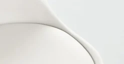 Juego de 2 sillas de comedor Thelma – Roble y blanco