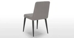 Juego de 2 sillas de comedor Lex – Gris grafito