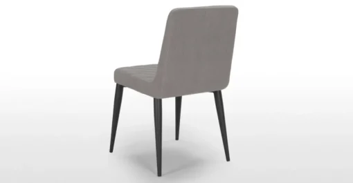 Juego de 2 sillas de comedor Lex – Gris grafito