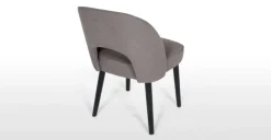 Juego de 2 sillas de comedor Rory – Gris grafito