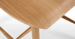 Juego de 2 sillas de comedor Deauville – Roble