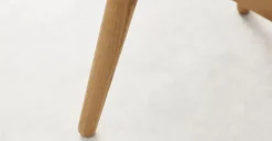 Juego de 2 sillas de comedor Thelma – Roble y verde