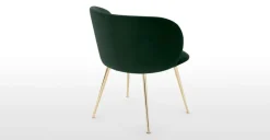 Juego de 2 sillas de comedor Adeline – Verde Pino