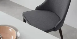 Juego de 2 sillas de comedor Julietta – Gris marga