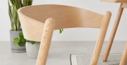 Juego de dos sillas de comedor Yaunti – Fresno