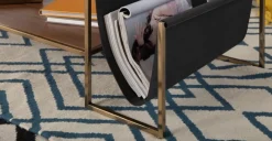 Mesa de Centro Finn – Cuero y Nogal