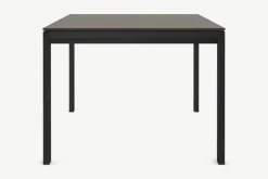 Mesa de Comedor 6 Asientos Corinna – Gris y Negro