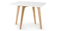 Mesa de Comedor Fjord – Roble y Blanco