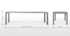 Mesa de Comedor Bramante – Gris