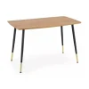 Mesa de Comedor Houston – Negro y Gris