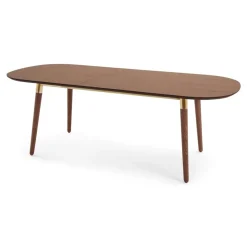 Mesa de Comedor Ovalada Edelweiss – Nogal