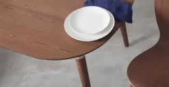 Mesa de Comedor Ovalada Edelweiss – Nogal